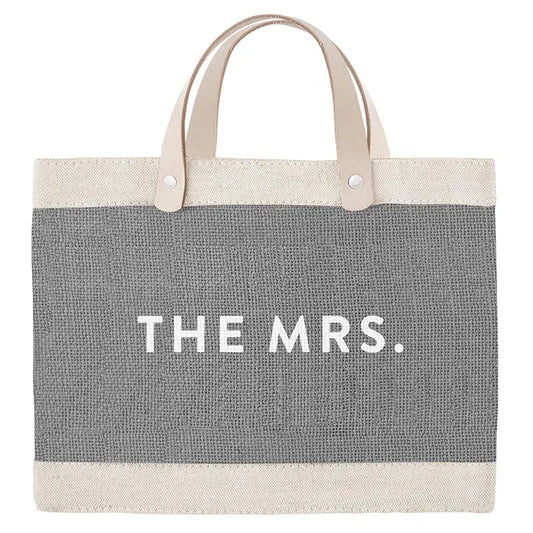 Mini Grey Market Tote - The Mrs