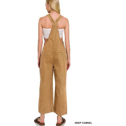 Washed Knot Strap Jumpsuit