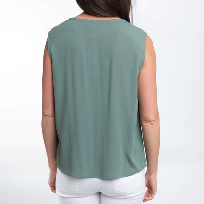 Nika Sleeveless V-Neck Blouse