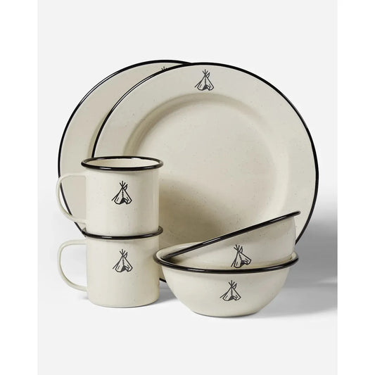 Pendleton Camp Enamelware Set