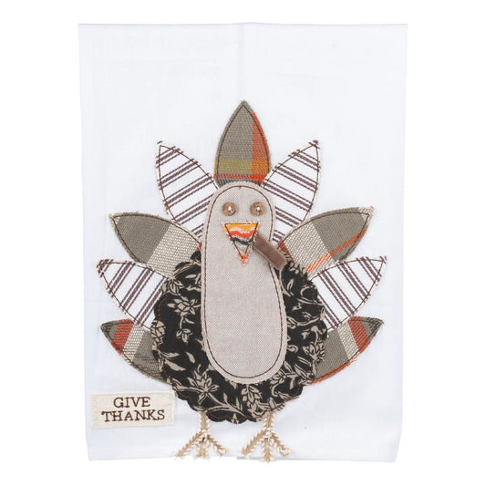 Turkey Give Thanks Tea Towel