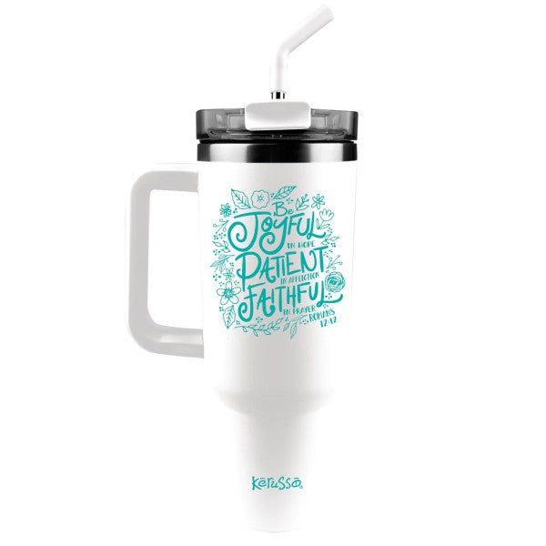 Kerusso® 40 oz Stainless Steel Mug With Straw