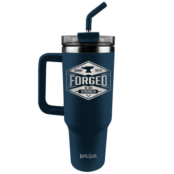 Kerusso® 40 oz Stainless Steel Mug With Straw