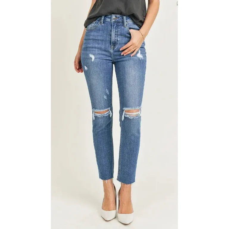 High Rise Relaxed Fit Skinny