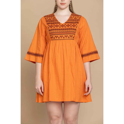 Myra Sun Field Emroidered Dress