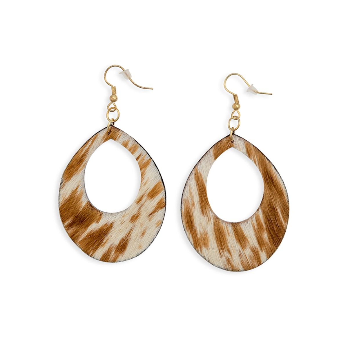 Myra Wyoming Peak Hair-on Hide Earring