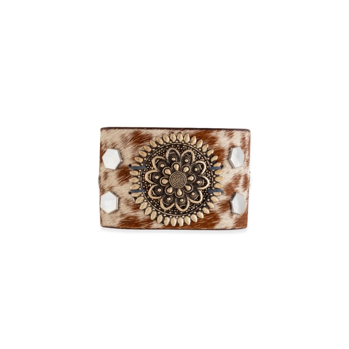 Myra Brandianna Hair-on-Hide Cuff Bracelet